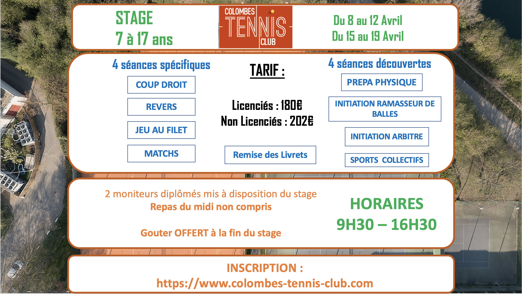 Stages Loisirs Printemps 2024 